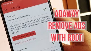 Adaway  Debloat all ads systemlessly from your android with the power of Root [upl. by Eelta]