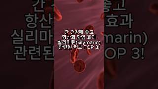 간 건강에 좋고 항산화항염 효과까지 있는 실리마린Silymarin과 관련된 허브 TOP 3 [upl. by Ykcor364]