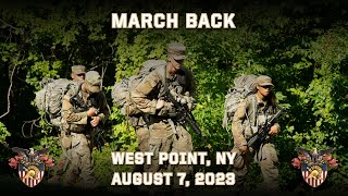 West Point Class of 2027 March Back [upl. by Lexis]