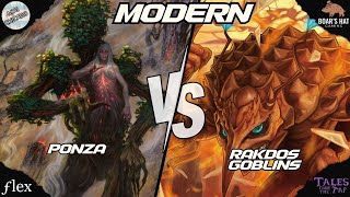 Ponza VS Rakdos Goblins MTG Modern [upl. by Aivin989]