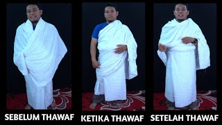 Cara Memakai Kain Ihram TERLENGKAP yang Aman dan Nyaman [upl. by Hellene]