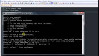 Import CSV data into MySQL table using query [upl. by Urbanna]