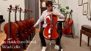 Jay Haide L Ancienne Euro Wood Cello Stradivarius Model [upl. by Justino96]