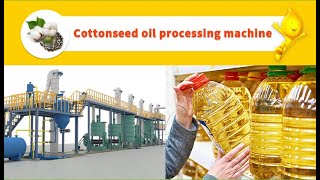 Cottonseed oil production process and cottonseed oil processing machine display video [upl. by Knorring]