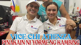 🔴 VICE CHI ATIENZA PINAKAIN NI YORME NG KAMBING FIRST TIME [upl. by Ocsisnarf]