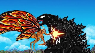 GODZILLA MINUS ONE vs SHIN GODZILLA  Epic Monster Battle  ANIMATION [upl. by Nye]