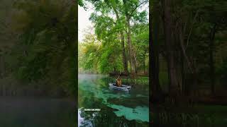 Clear Kayaking through Gilchrist Blue Springs in High Springs Florida on Santa Fe River  Tours 🤌🏼 [upl. by Jill375]