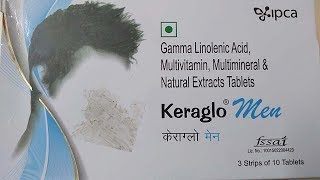 keraglo Men Multivitamin Multimineral Hair Fall Cantrol [upl. by Tillo]