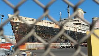 SS United States Ocean Liner  She Won’t Be Here Much Longer  Philadelphia  Fri Oct 18 2024 [upl. by Arodnahs]