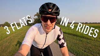 3 Flats in 4 Rides  Ride Vlog [upl. by Kinzer]