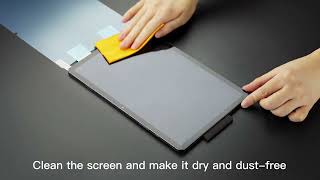 JETech Installation Guideline –Paper Like Screen Protector for Galaxy Tab [upl. by Attenauqa]