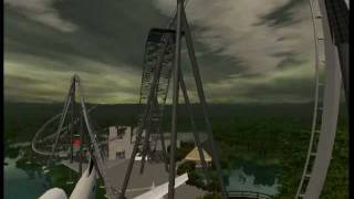 The SwarmLC12 Thorpe Park  Nolimits Coaster Recreation [upl. by Teyugn]