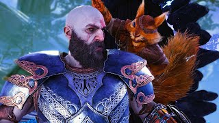 God of War 5 Ragnarok  Council of Valkyries Freya Ratatoskr Strond Temple of light [upl. by Yecal12]