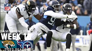 Jacksonville Jaguars vs Tennessee Titans  2023 Week 18 Game Highlights [upl. by Lucic]