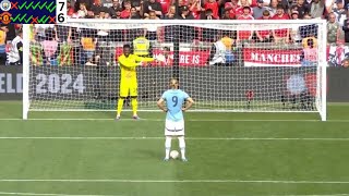 Manchester City vs Manchester United PENALTY SHOOTOUT 76  Community Shield 2024 [upl. by Eciral]