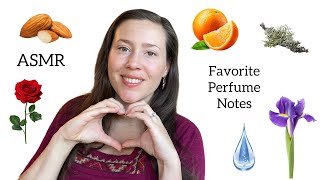 ASMR  Favorite Perfume Notes  Glass Tapping amp Whispering [upl. by Hasan]