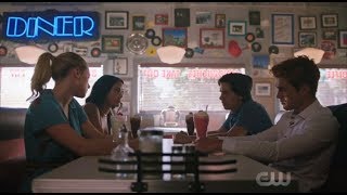 The “Core Four” Discuss Labor Day Plans  3x01  Riverdale [upl. by Idoj]