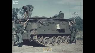 1963  FV432 APC on trial Australia  Woolwich Arsenal prototype W1  known as Trojan [upl. by Ettennaej477]