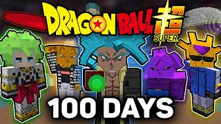 We Spent 100 Days in Dragon Ball Super Minecraft 5 Friends [upl. by Tobie]