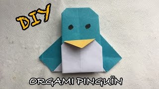 ★ DIY PINGUÏN VOUWEN VAN PAPIER Easy ★ ORIGAMI TUTORIAL ★ PAPER PENGUIN CRAFT [upl. by Eichman]