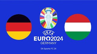 EM 2024 GRUPPENPHASE Deutschland  Ungarn in FC 24 [upl. by Eidarb]