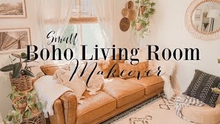 BOHO  SCANDI LIVING ROOM ON A BUDGET [upl. by Lanoil916]