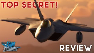 You Can Now Fly The TOP SECRET F22  Top Mach F22 Review  MSFS Payware [upl. by Noivert]