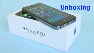 iPhone 5S Unboxing and Setup  Unboxing the New Apple iPhone 5S Black Space Gray [upl. by Vernor]