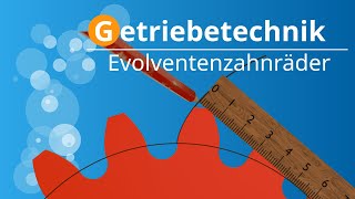 Geometrie von Evolventenzahnräder  Was ist eine Evolvente  Modul  Teilkreisdurchmesser [upl. by Artemas846]