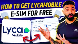 How to get lycamobile esim  Full Step By Step Guide 2024 Lycamobile esim activation [upl. by Eaver139]