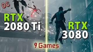 RTX 3080 vs RTX 2080 Ti  OC  Test in 9 Games  4K [upl. by Leanne]