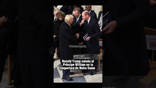 Prince William amp Presidentelect Donald Trump at Notre Dame today trump princewilliam donaldtrump [upl. by Marin]