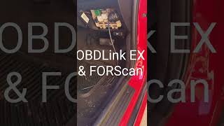 OBDLink EX scantool amp FORScan Software on AU Falcon XR8 [upl. by Yorle98]