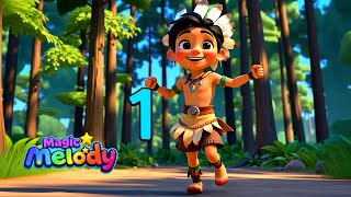 learn Numbers 10 little Indians song Nursery Rhymes amp Kids Songs  Magic Melody [upl. by Auhoj]