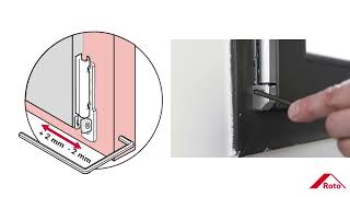 Regulacja zawiasów Roto NT [upl. by Irodim861]