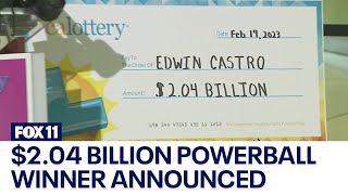 Edwin Castro identified as winner of 204 billion Powerball jackpot [upl. by Allana]