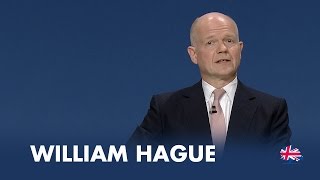 William Hague Speech to Conservative Party Conference 2014 [upl. by Dewhurst600]