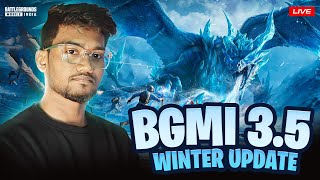 BGMI 35 WINTER DRAGON MODE IS HERE 🥶 BGMI Live Telugu bgmi bgmilivetelugu [upl. by Eirojram]