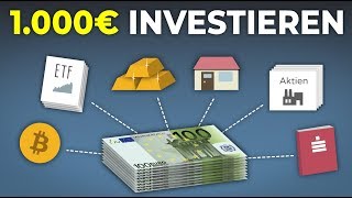 Wie sollte man 1000€ investieren [upl. by Aillimat]