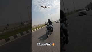 Modified Xtreme 125r🔥 xtreme125r viral shortsviral motovlog [upl. by Nwahsid]