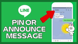 How to Pin or Announce Message in Line 2024 [upl. by Arreis284]