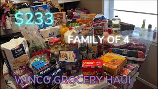 Winco Grocery Haul  233 [upl. by Tommy]