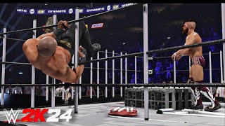 WWE 2K24 LightTube deathmatch gameplay trailer [upl. by Jori]