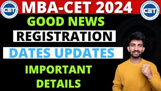 MBACET 2024 Registration Process Dates  When MBACET Registration Process Will Start [upl. by Engis273]