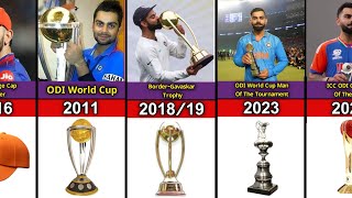 Virat Kohli All Achievement Trophy 2008 to 2024 🏆🎖️ [upl. by Ellebanna831]