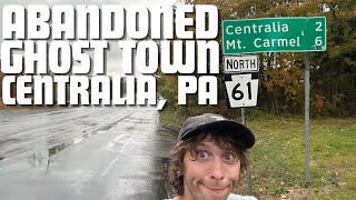 Exploring the Abandoned Ghost Town of Centralia Pennsylvania  Interview with the residents [upl. by Nowtna]