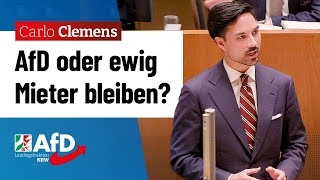 AfD oder ewig Mieter bleiben – Carlo Clemens AfD [upl. by Lupee998]