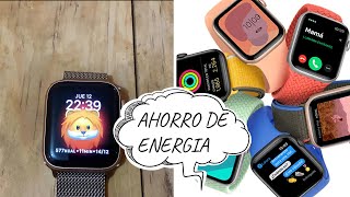 CÓMO ACTIVAR O DESACTIVAR EL MODO AHORRO DE BATERÍA APPLE WATCH [upl. by Kilan130]