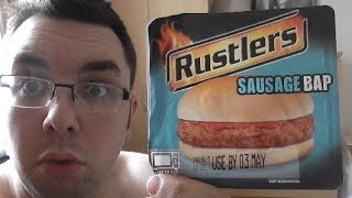 Rustlers Sausage Bap Review [upl. by Yhtur65]