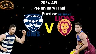 Geelong Cats v Brisbane Lions  2024 AFL Prelim Final Preview [upl. by Enitsuj]